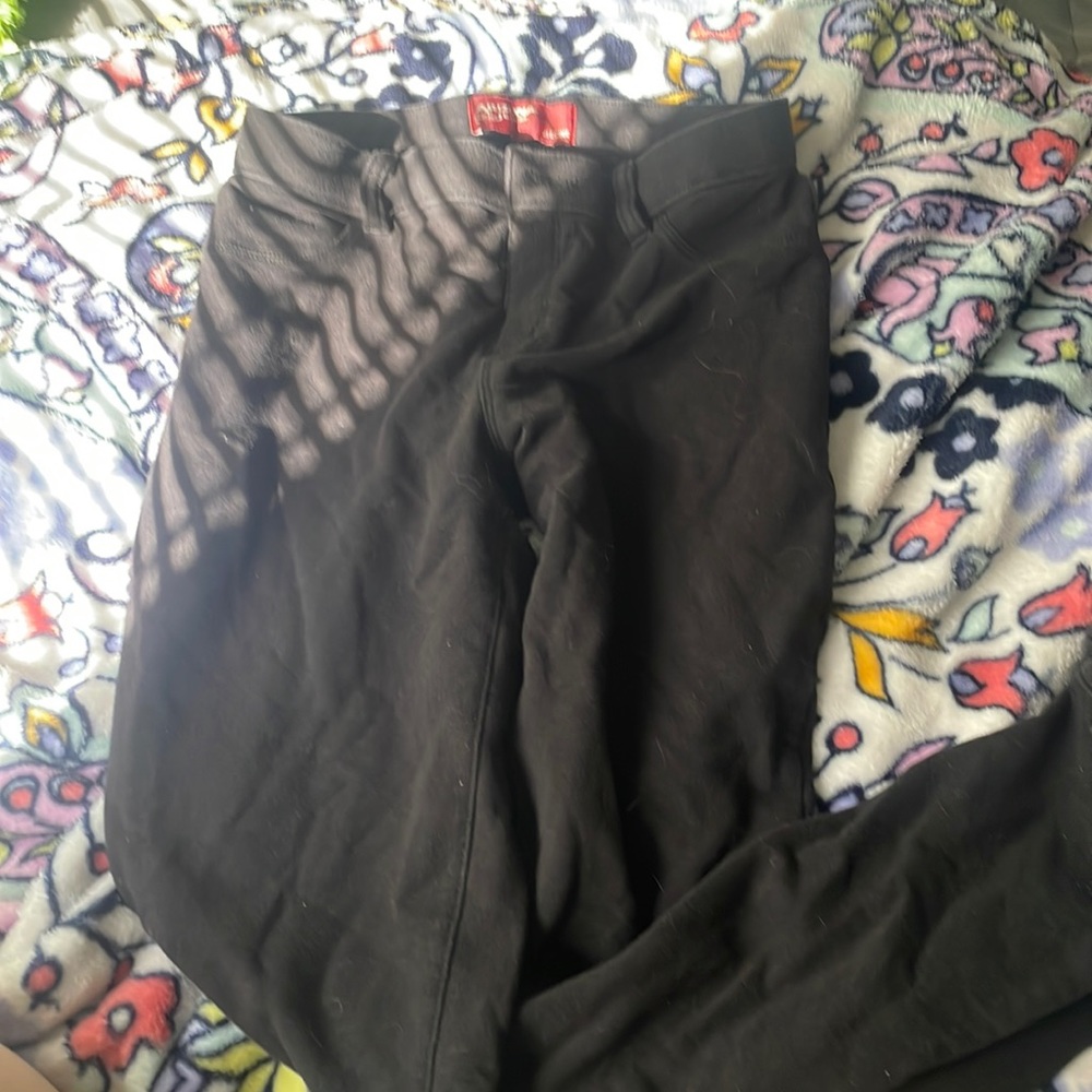 black arizona jean co. jeggings size 16 regular